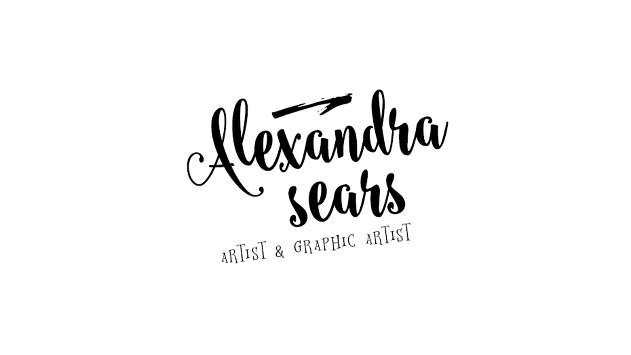 Lovely hand-painted font w/ watercolour elements