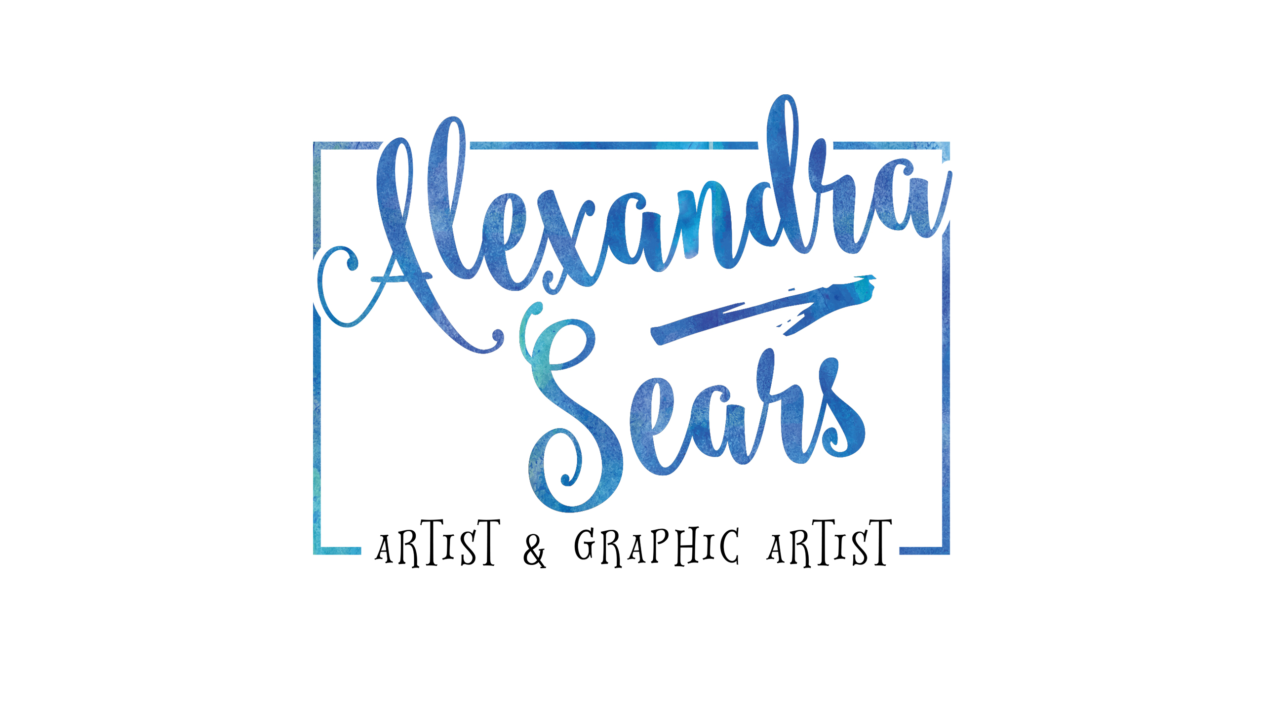 Watercolour branding