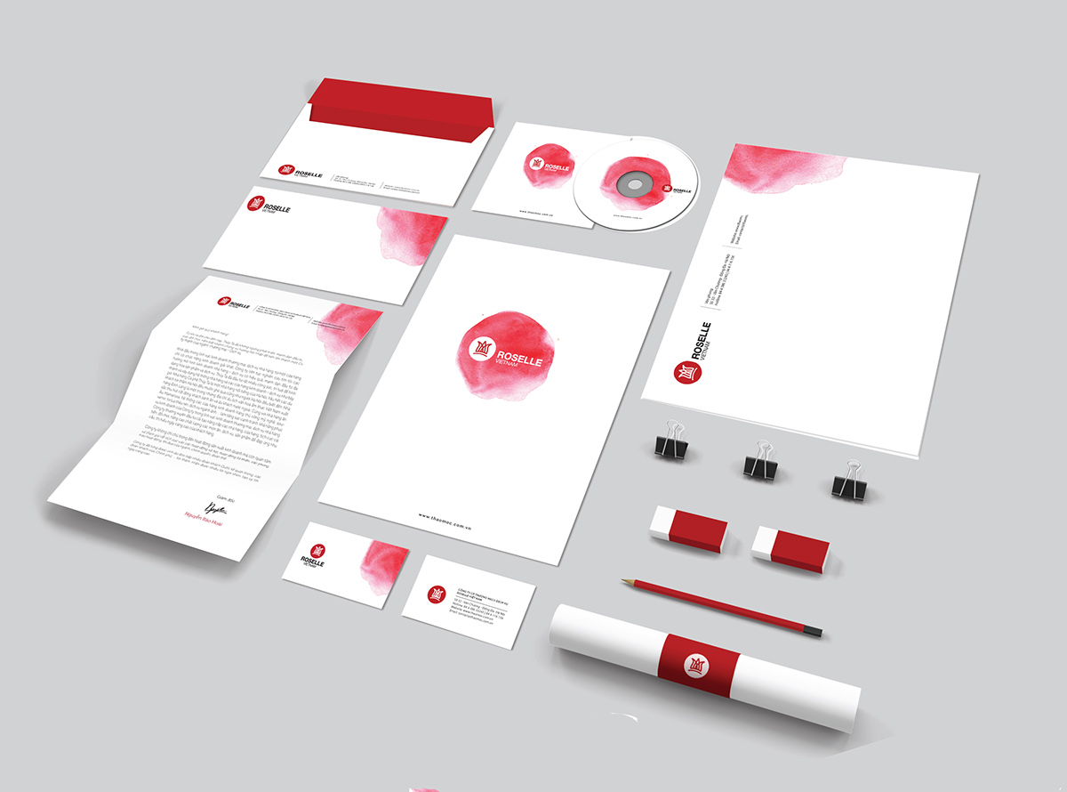 Watercolour branding